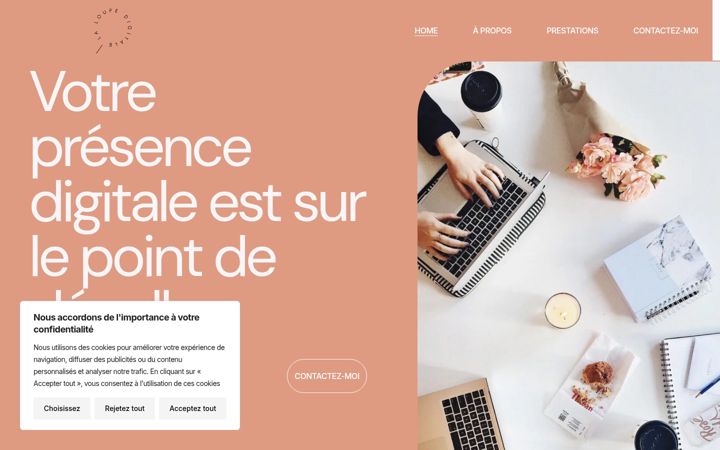 Screenshot of laloupedigitale.com