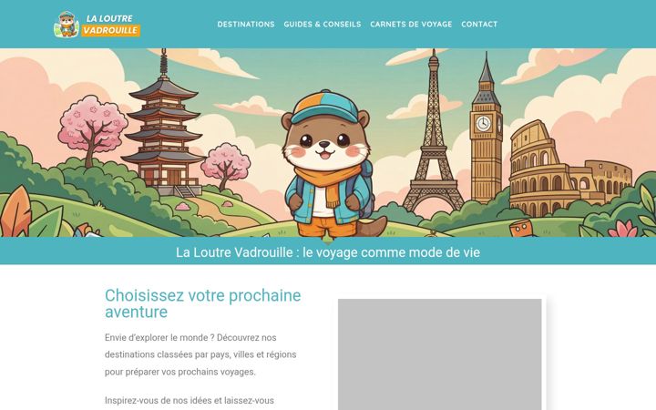 Screenshot of laloutrevadrouille.fr