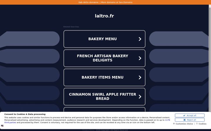 Screenshot of laltro.fr