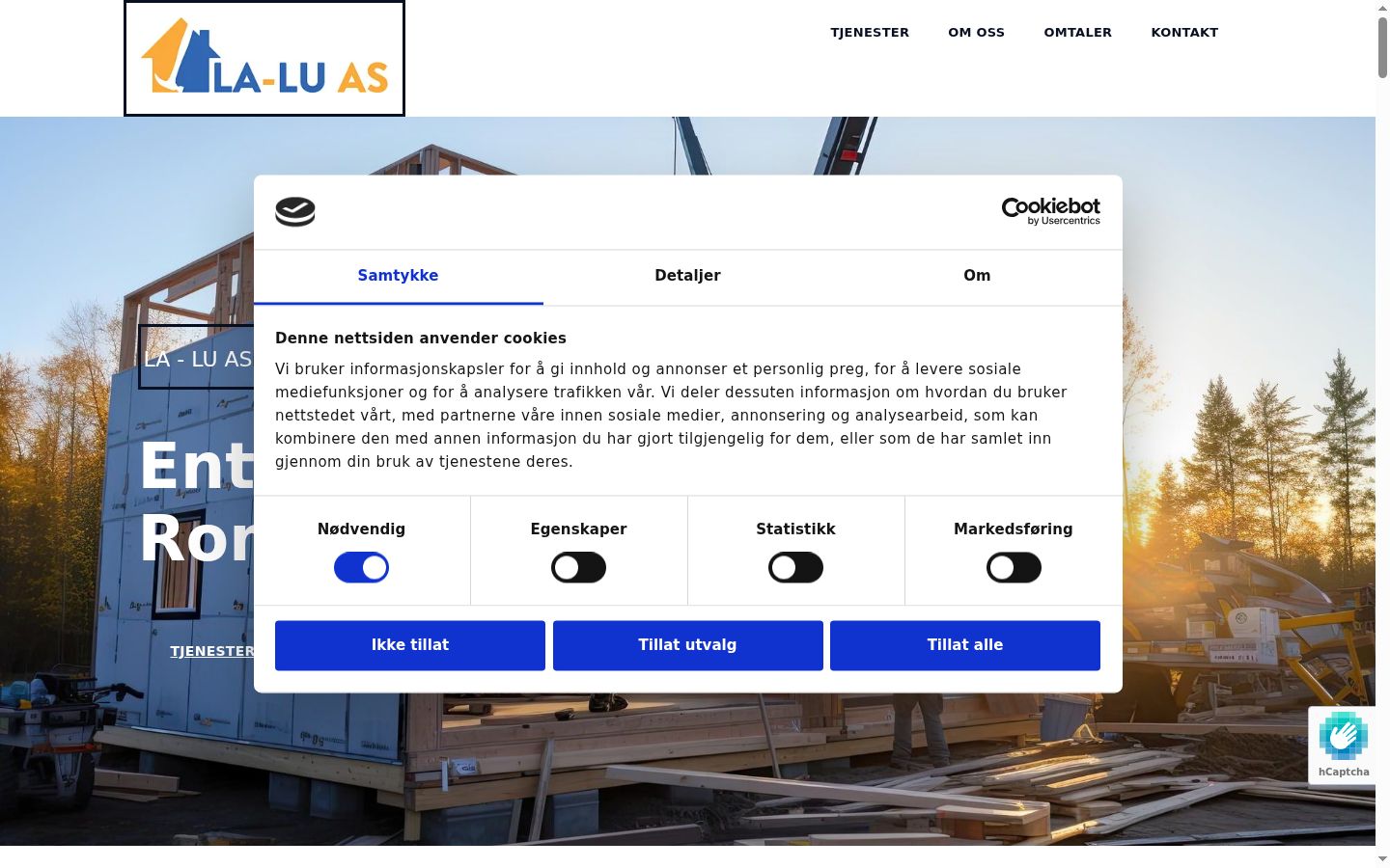 Screenshot tal-banner tal-kunsens muri qabel kwalunkwe interazzjoni