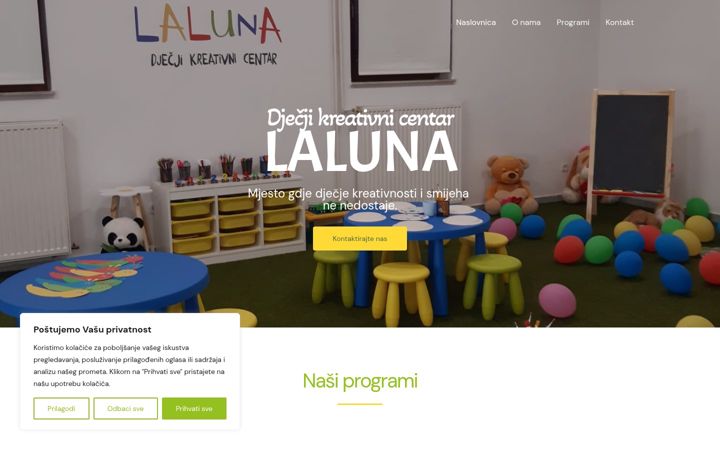 Screenshot of laluna-samobor.hr