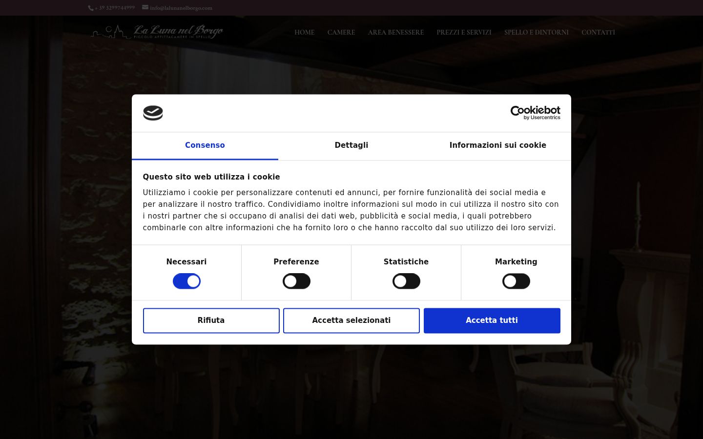 Sutikimo reklamjuostės, rodytos prieš bet kokią sąveiką, ekrano kopija