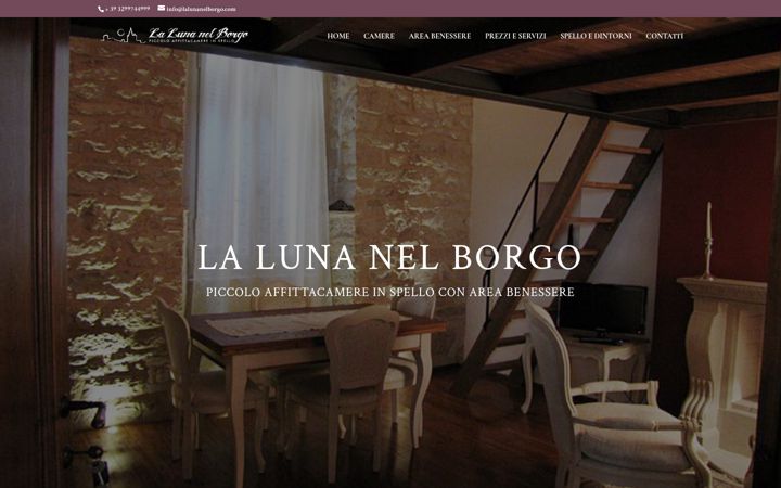 Skjámynd af lalunanelborgo.com