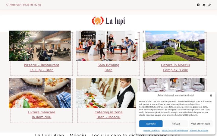 Screenshot of lalupi.ro