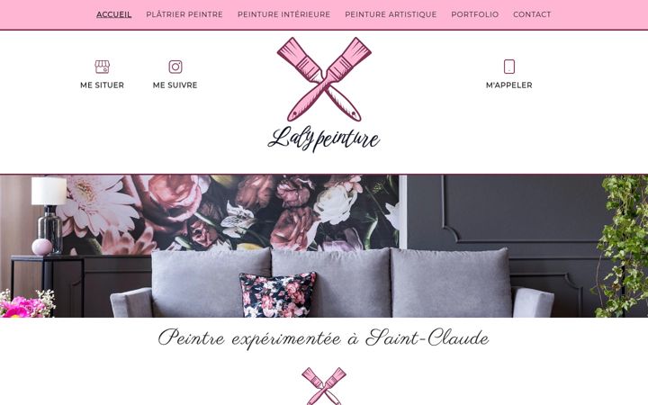 Screenshot of laly-peinture-artistique.fr