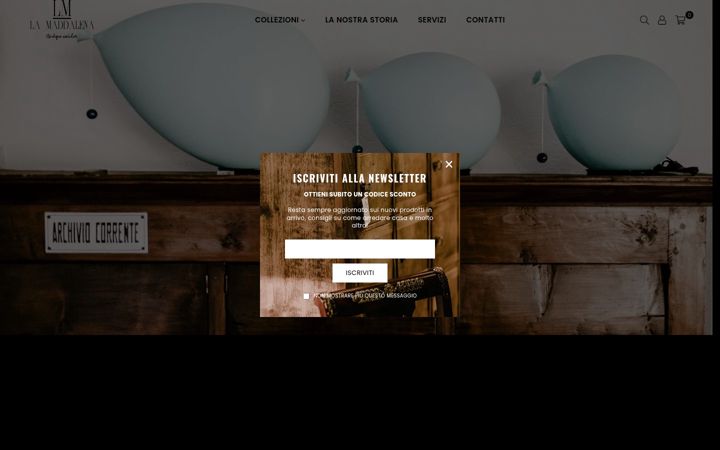 Screenshot of lamaddalenaboutique.com