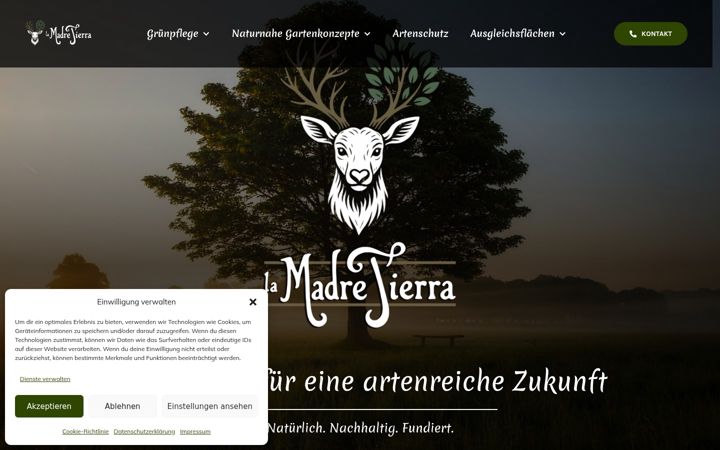 Screenshot of lamadretierra.de