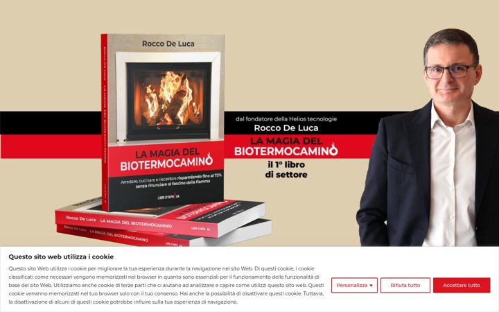 Screenshot of lamagiadelbiotermocamino.it