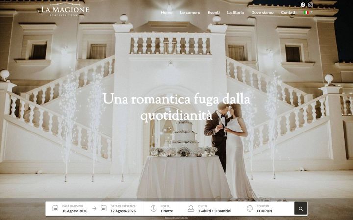 Screenshot of lamagioneditenimento.it