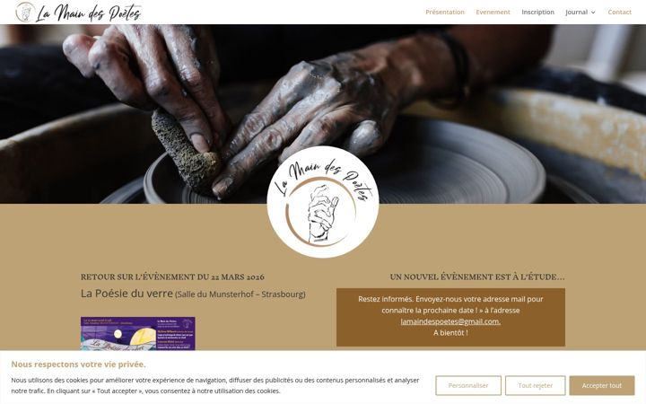 Screenshot of lamaindespoetes.com