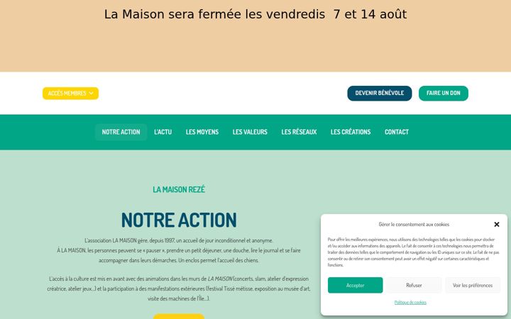 Screenshot of lamaison-reze.org