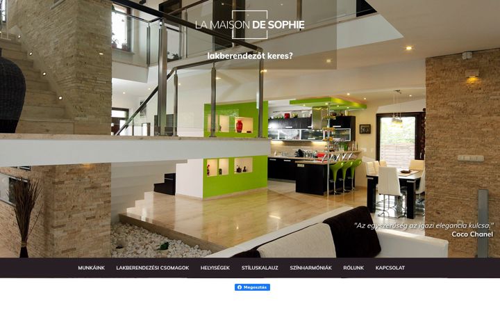 Screenshot of lamaison.hu