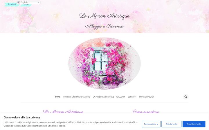 Screenshot of lamaisonartistique.altervista.org