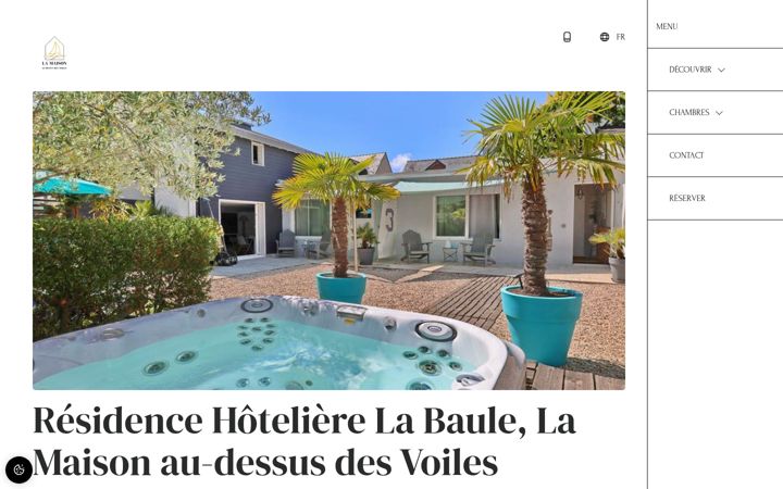 Screenshot of lamaisonaudessusdesvoiles.fr