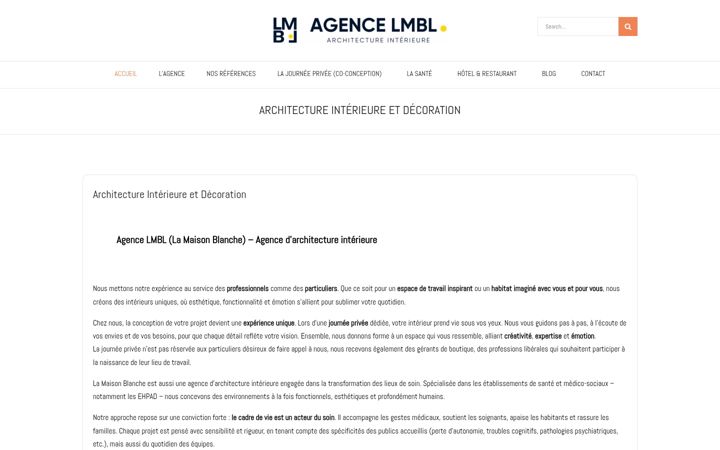 Screenshot of lamaisonblanchelille.com