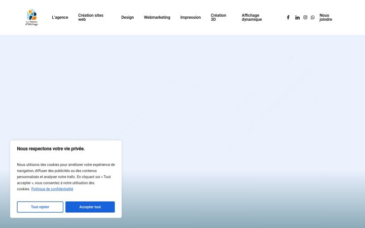 Screenshot of lamaisondaffichage.ca