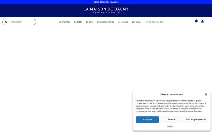 Screenshot of lamaisondebalmy.com