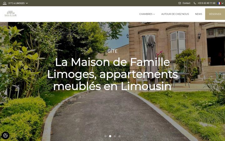 Screenshot of lamaisondefamillelimoges.com