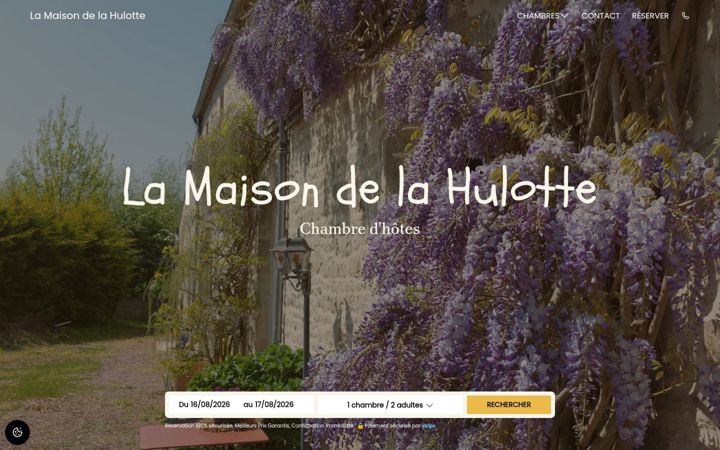 Screenshot of lamaisondelahulotte.com