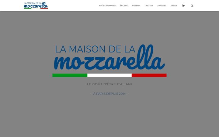 Screenshot of lamaisondelamozzarella.fr