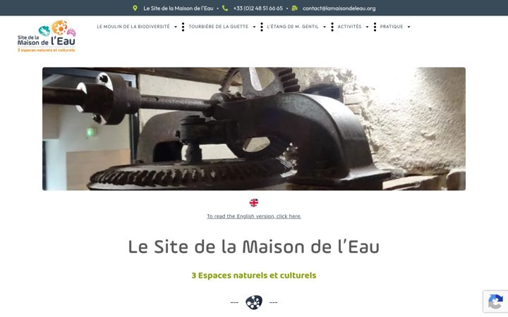 Screenshot of lamaisondeleau.org