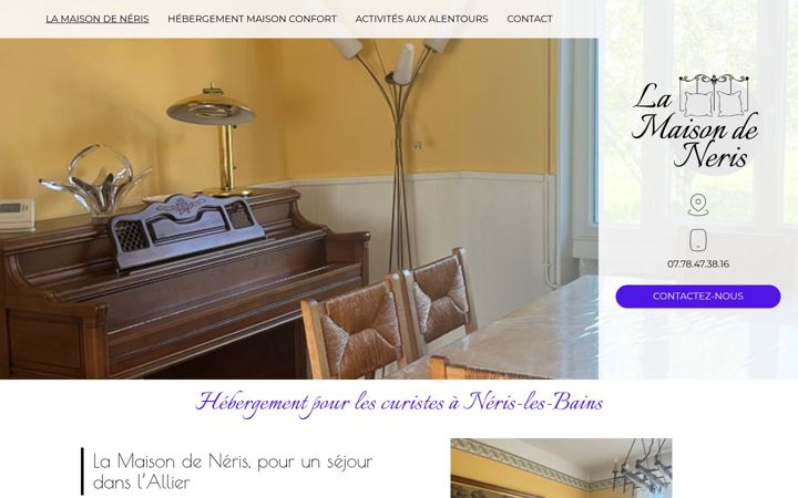 Screenshot of lamaisondeneris.fr