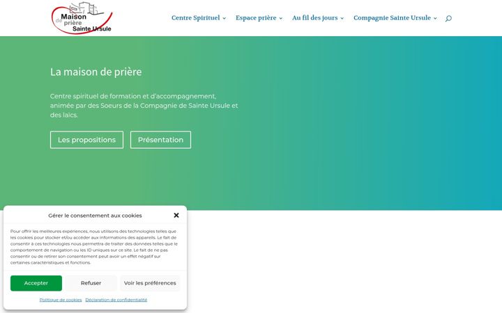 Screenshot of lamaisondepriere.fr