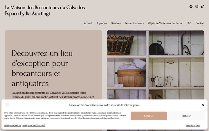Screenshot of lamaisondesbrocanteurs14.fr