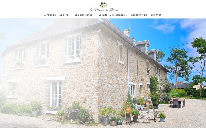 Screenshot of lamaisondestilleuls.fr