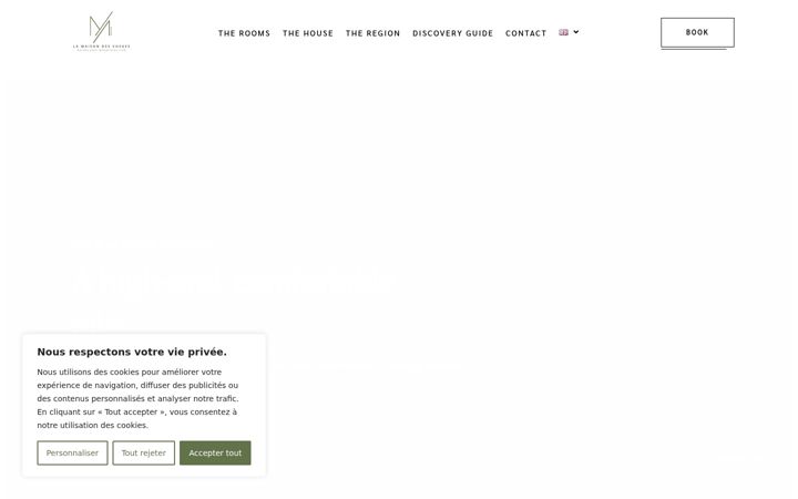 Screenshot of lamaisondesvosges.com