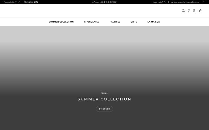 Screenshot of lamaisonduchocolat.com