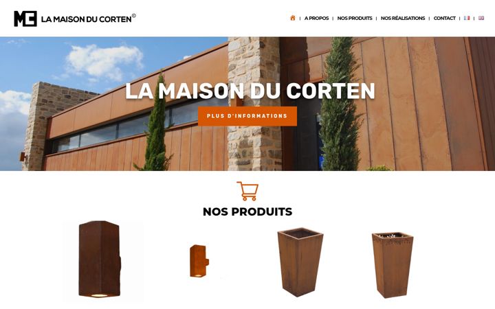 Screenshot of lamaisonducorten.com
