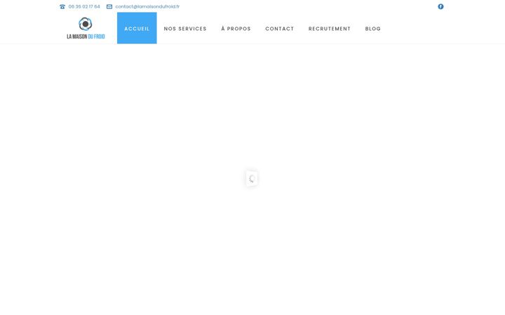 Screenshot of lamaisondufroid.fr