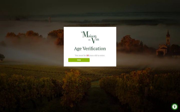 Screenshot van lamaisonduvin.com.cy