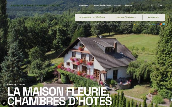 Screenshot of lamaisonfleurie.fr