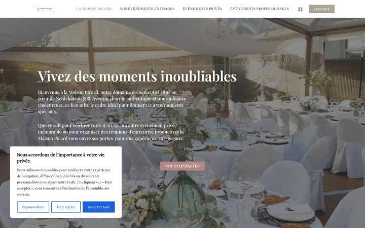 Screenshot of lamaisonpicard.fr