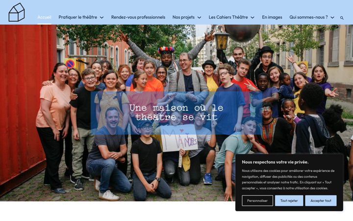 Screenshot of lamaisontheatre.eu