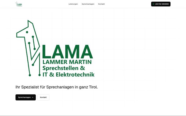 Screenshot of lamait.at