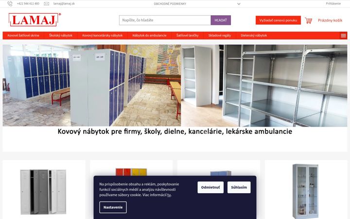 Screenshot of lamaj.sk