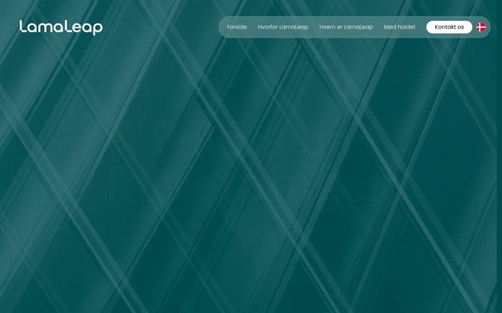Screenshot of lamaleap.dk