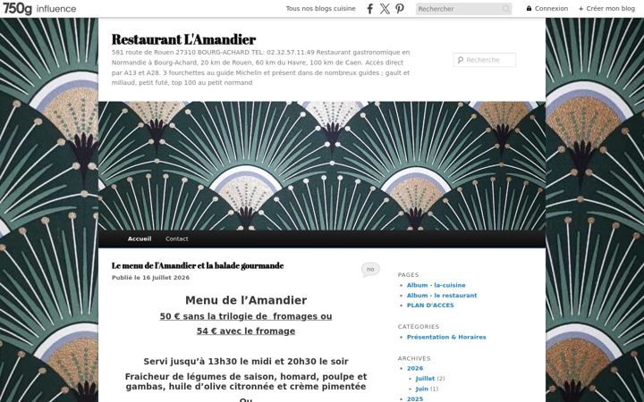 Screenshot of lamandier-bourgachard.fr