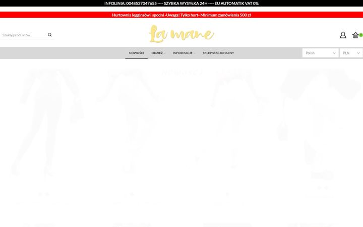 Screenshot of lamane.pl
