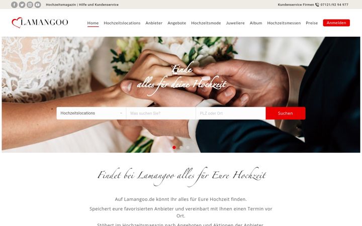 Screenshot of lamangoo.de