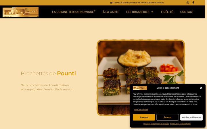 Screenshot of lamangoune.net