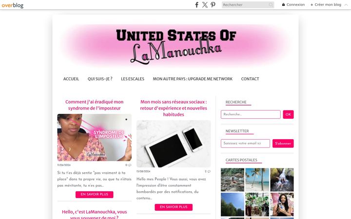 Screenshot of lamanouchka.com