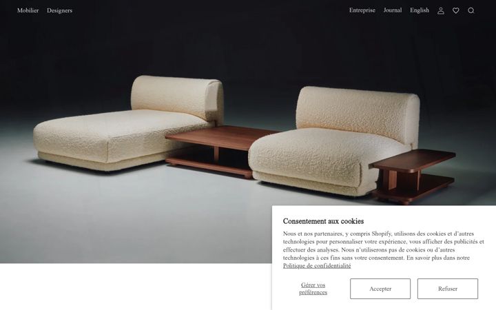 Screenshot of lamanufacture-paris.fr
