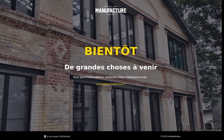 Screenshot of lamanufacture.fr