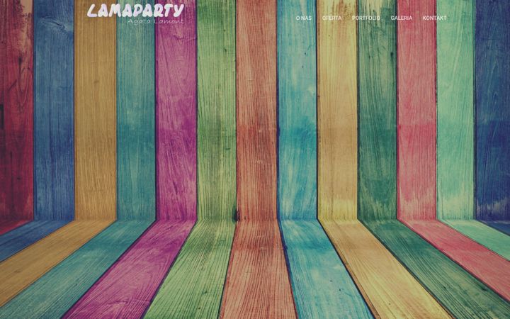 Screenshot of lamaparty.pl