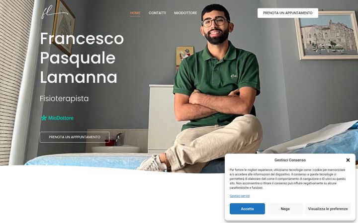 Screenshot of lamaphysio.com