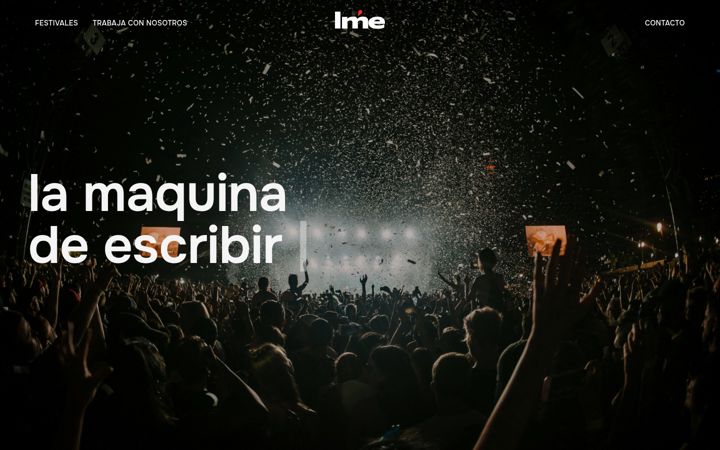 Screenshot of lamaquinadeescribir.com